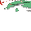 Kuba_Mexiko - mapa
