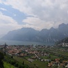 Městečko Torbole a Lago di Garda