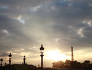 Eiffelova věž z Place de la Concorde