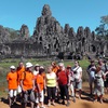 Kambodža - areál Angkor, chrám Bayón - naše skupina